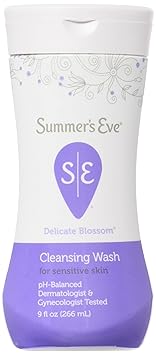 SUMMER'S EVE Feminine Wash for Sensitive Skin-Delicate Blossom-9 oz, 2 pk
