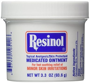 RESINOL OINTMENT JAR Size: 3 OZ 
