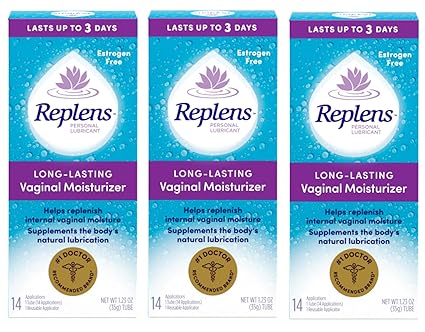 Replens Long Lasting Vaginal Moisturizer, 35 g 14 Applications and One reusable applicator by Replens
