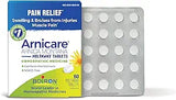 Boiron Arnicare Tablets for Pain Relief from Muscle Pain, Joint Soreness, Swelling from Injury or Bruises - 60 Count