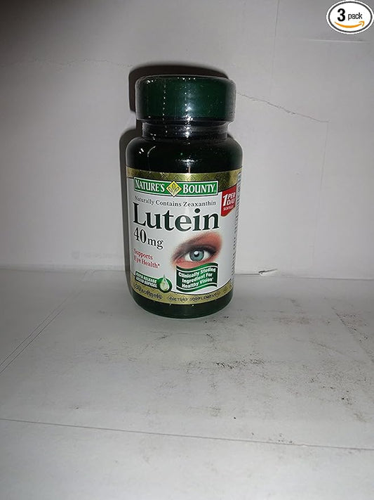 Nb Lutein 40mg Softgels Size 30ct Nature Bounty Lutein 40 Mg Softgels 30ct 