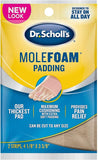 Dr. Scholl's Molefoam 2 tiras de 0.05 onzas