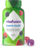 vitafusion Adult Gummy Vitamins for Men, Berry Flavored Daily Multivitamins for Men With Vitamins A, C, D, E, B6 and B12, America? Number 1 Gummy Vitamin Brand, 75 Day Supply, 150 Count