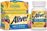 Nature? Way Alive! Men? Energy Complete Multivitamin, High Potency B-Vitamins, 50 Tablets