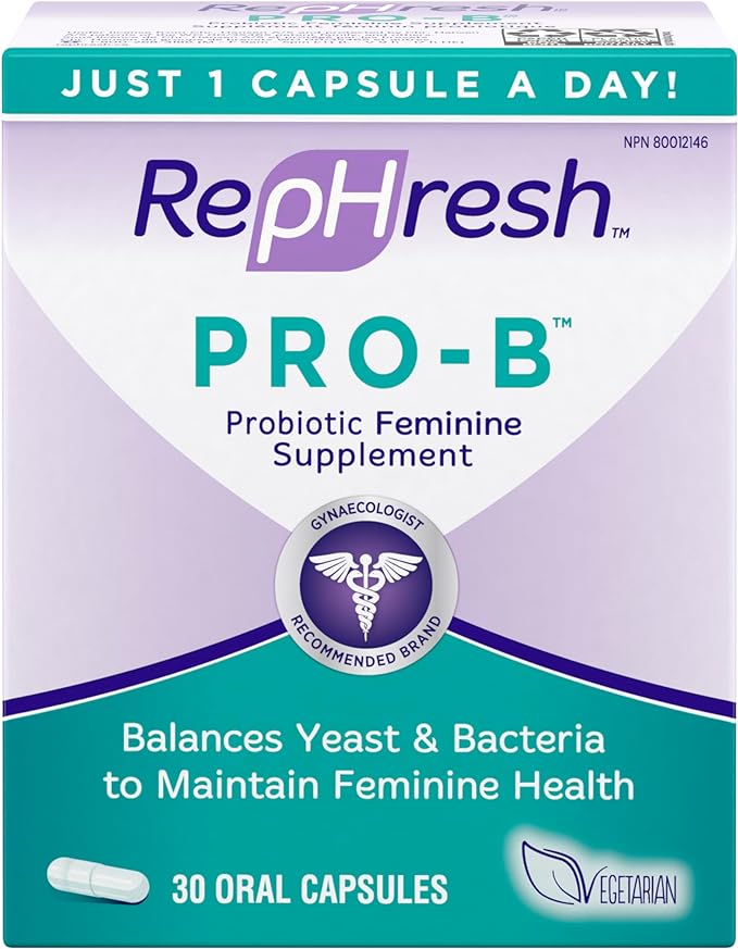 Rephresh Pro-B Probiotic Supplement for Women, 30 Oral Capsules