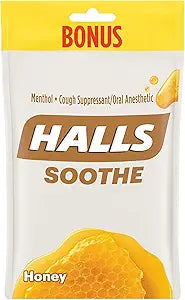 Halls Honey Cough Drops, 30 Ct, 4.37 Oz