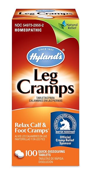 Hyland? Naturals Leg Cramp Tablets, Natural Relief of Calf, Leg and Foot Cramp, 100 Count