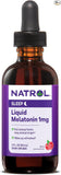 Natrol Sleep Liquid Melatonin 1mg, Liquid Sleep Aid for Adults, Berry-Flavored Nighttime Sleep Aid, 2 Fl Oz, 15 Servings