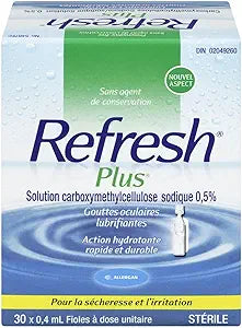 Refresh Plus Size 30 Ct Allergan Refresh Plus Eye Drops For Mild To Moderate Dry Eyes