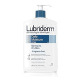 Lubriderm Daily Moisture Lotion, Normal to Dry Skin, Fragrance Free, 16 oz