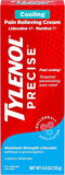 Tylenol Precise Cooling Pain Relieving Cream, Maximum Strength 4% Lidocaine & 1% Menthol Cream for Joint Pain, Fast-Acting, Penetrating Pain Relieving Cream, Light Scent, 4oz