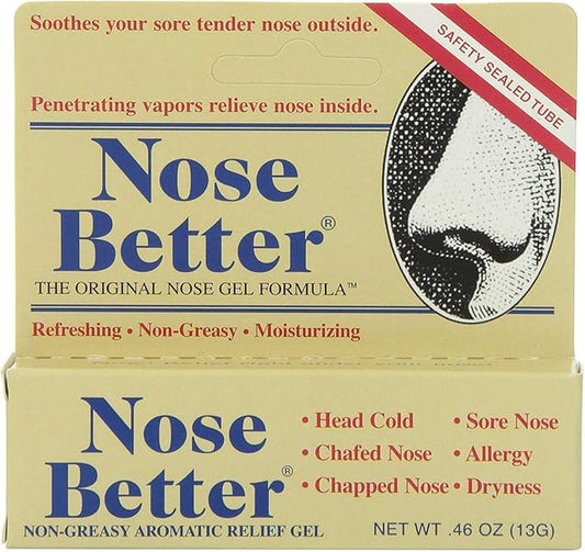 Oakhurst Co. Nose Better Nongreasy Aromatic Relief Gel-0.46 Oz (13g), 13 Gram