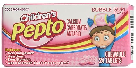 Children's Pepto Chewable Tablets - 24 CT