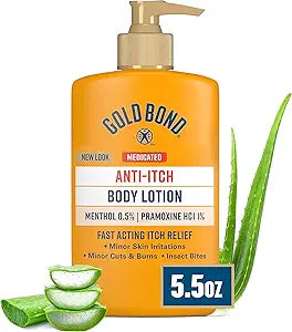 Gold Bond Anti Itch Lotion 5.5oz, Bottles 
