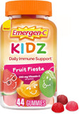 Emergen-C Kidz Daily Immune Support Dietary Supplements, Flavored Gummies with Vitamin C and B Vitamins, Fruit Fiesta Flavored Gummies - 44 Count