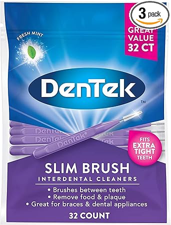 DenTek Slim Brush Interdental Cleaners 32 Count
