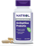 Natrol Acidophilus Probiotic 100mg Capsules, 100 Count