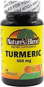 Nature's Blend Turmeric 500 mg 60 Capsules