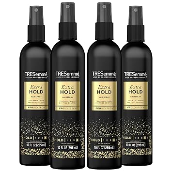 TRESemm·Tres Two Spray with Extra Hold Non-Aerosol Hairspray, 10 oz, Extra-Firm Control, Strong Hold with Touchable Feel, Humidity Resistant, Frizz Control Pump Bottles