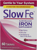 Slow Fe Slow Release Iron Tablets, 60 Count