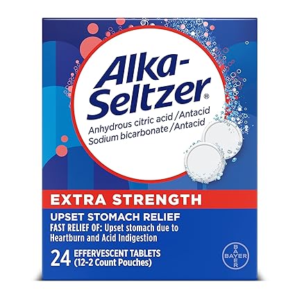 ALKA-SELTZ EXT/STR          24	BAYER CONSUMER