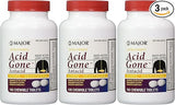 ACID-GONE E/S CHEW TAB MMP100@	MAJOR PHARMACEUTICALS @