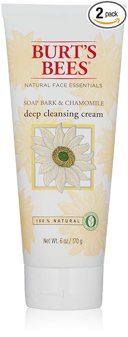 Burt's Bees Soap Bark & Chamomile Deep Cleansing Cream 6 oz 