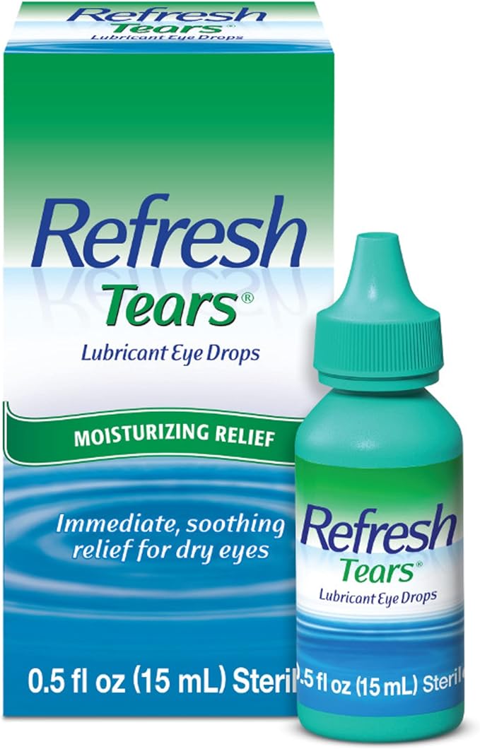 Refresh Tears Lubricant Eye Drops Artificial Tears, 0.5 fl oz (15 mL), 1 Count