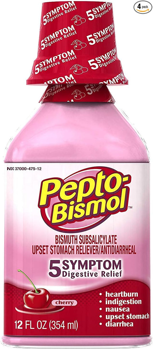 Pepto-Bismol Liquid Cherry 12 oz