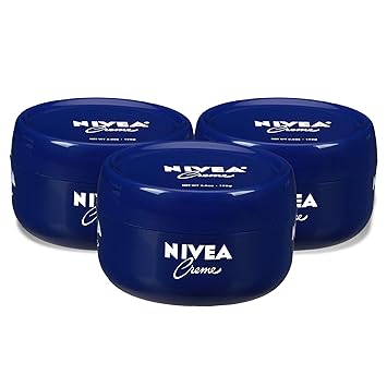 NIVEA Creme Body, Face and Hand Moisturizing Cream for All Skin Types, Rich Body Moisturizer with Provitamin B5, 6.8 Oz Jar