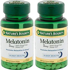 Nature's Bounty Melatonin 5mg, 90 Softgels