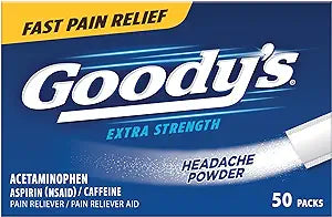 Goody's Pain Relief Powders, Extra Strength Headache Powder, 50 ct (   1)