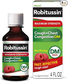 Robitussin Maximum Strength Non-Drowsy Cough & Chest Congestion Syrup, 1, 1