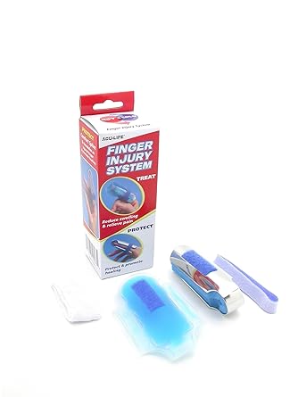 Finger Treatment Kit | Pain Relief and Recovery | Hot and Cold | Includes Finger Split and Gel    , Various , 4 Piece Set
