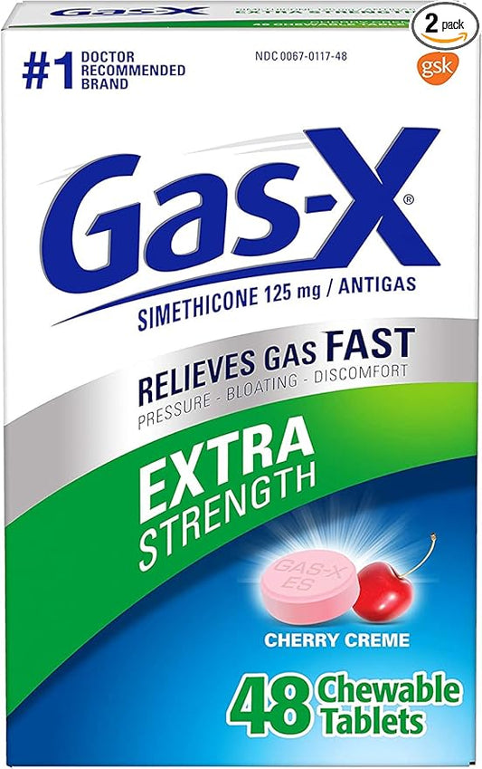 Gas-X Chewable Tablets-Cherry-48 ct.