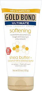 Gold Bond Softening Hydrating Cream, With Shea Butter, Coconut Oil & Cocoa Butter, 5.5 oz.