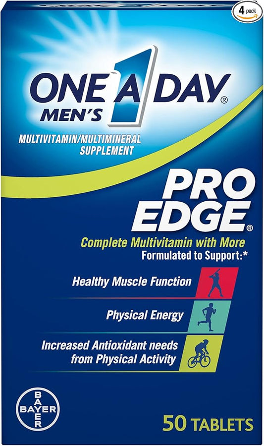 One-A-Day Men's Pro Edge Complete Multivitamin 50 Tablets