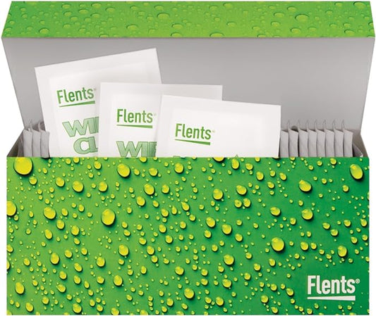 Flents Wipe N Clear Biodegradable Lens Wipes Assorted Box Patterns 25 Count (   1)