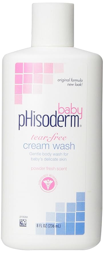 pHisoderm Baby Tear-Free Cream Wash 8 oz