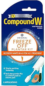 Compound W Freeze Off Plantar Wart Remover Kit, 8 Applications,1 Count (   1)