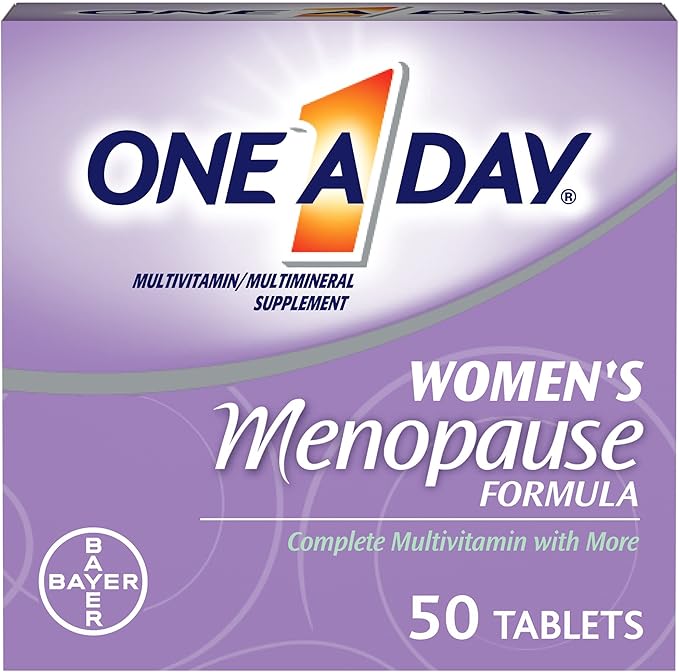 One-A-Day Women's Menopause Formula Multivitamin Tablets, 50 Count