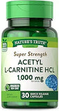 Acetyl L-Carnitine HCL | 1000mg | 30 Capsules | ALCAR | Non-GMO, Gluten Free Supplement | by Nature's Truth