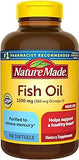 Nature Made Fish Oil 1200 mg Softgels, Fish Oil Supplements, Omega 3 Fish Oil for Healthy Heart Support, Omega 3 Supplement with 150 Softgels, 75 Day Supply