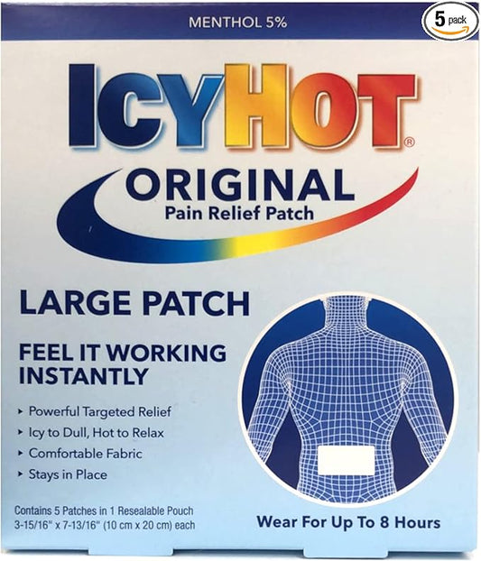 Icy Hot Back Patch 5ct