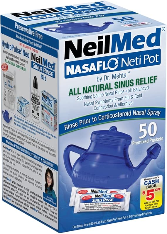 NASAFLO NETIPOT KT NFLO-ENU-US	NEILMED PRODUCTS INC