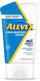 AleveX Pain Relieving Lotion, Powerful & Long Lasting for Targeted Joint & Muscle Pain Relief, 2.7 oz Tube