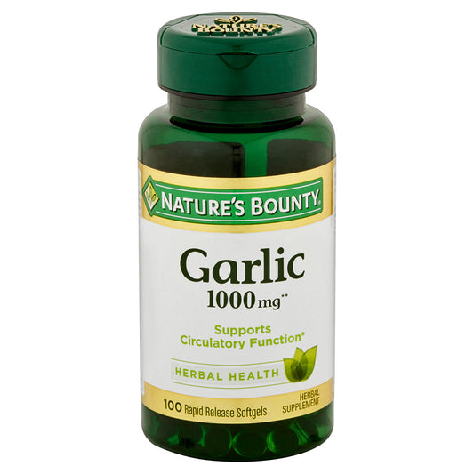 NB GARLIC ODORLESS 1000MG (100 S/GELS)