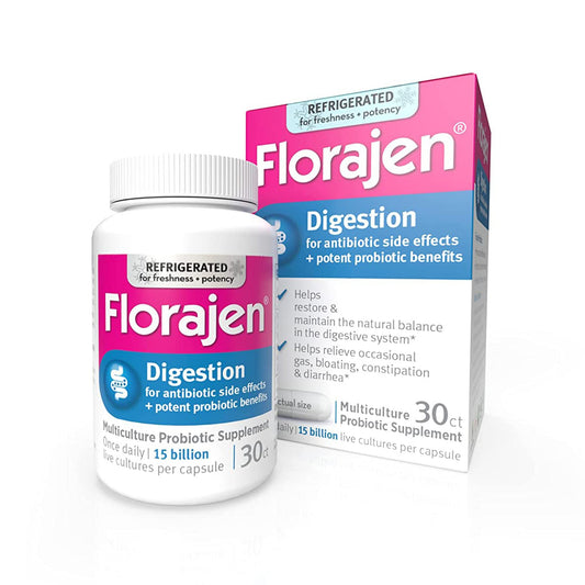 Probiotic Dietary Supplement Florajen? Digestion 30 per Bottle Capsule