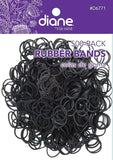 Diane Rubber Bands Black, 500 Count