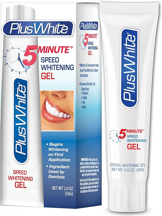 PLUS+WHT 5MIN TEETH WHT GEL 2Z	CCA INDUSTRIES INC